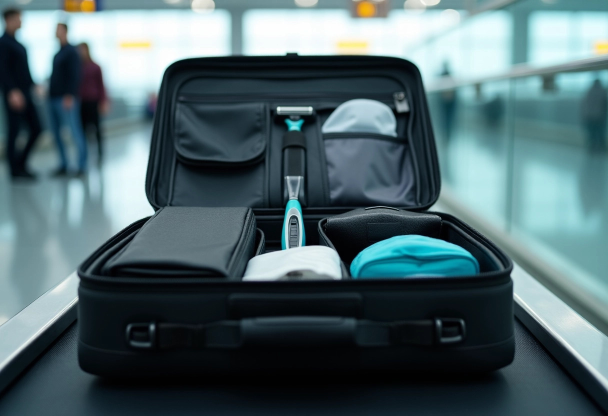 bagage cabine rasoir : esquiver les tracas de sécurité à l aéroport -  rasoir  et  aéroport